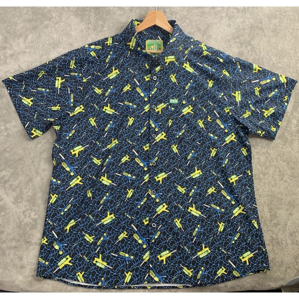 Dixxon Flannel Co Shirt Mens XXL Super Soaker 5000 Water Blaster Button Down Top - Picture 1 of 9